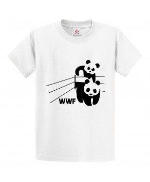 WWF Panda Unisex Classic Kids and Adults T-Shirt
